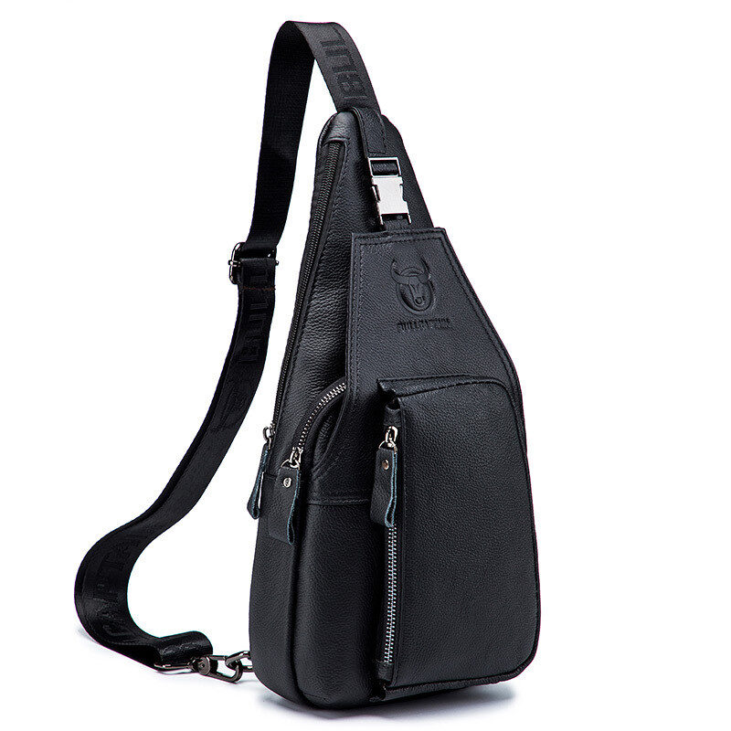 Leather Chest Bag Men's