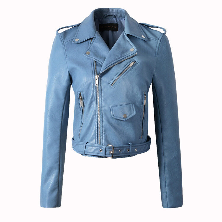Leather Jacket Korean Style Slim Motorcycle