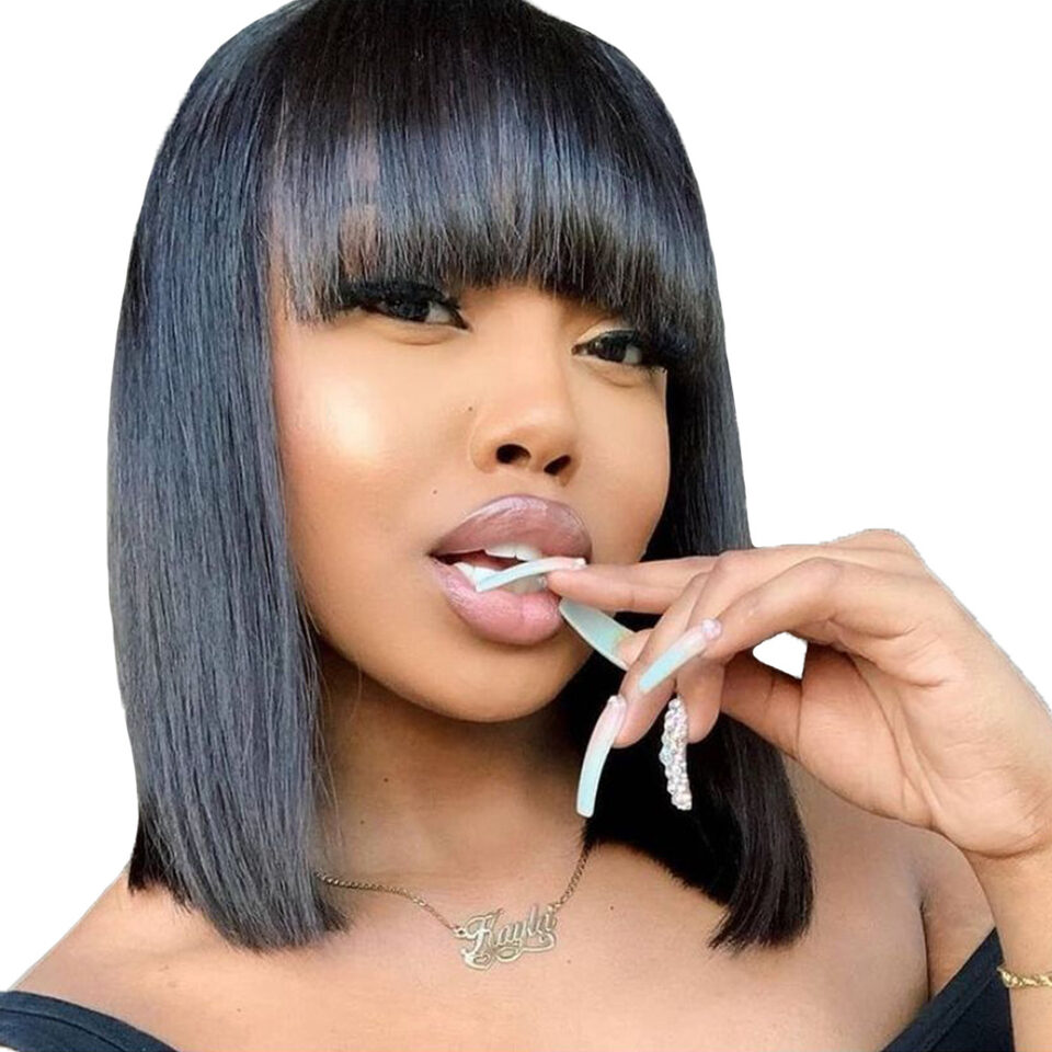 Women's Short Hair Series Real Bob Headgear