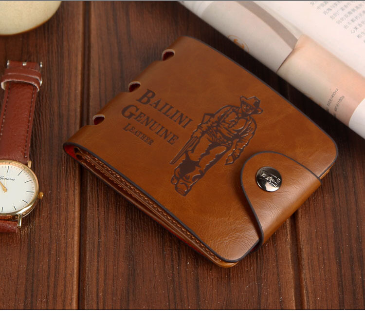 Men's Short Wallet Vintage Hunter