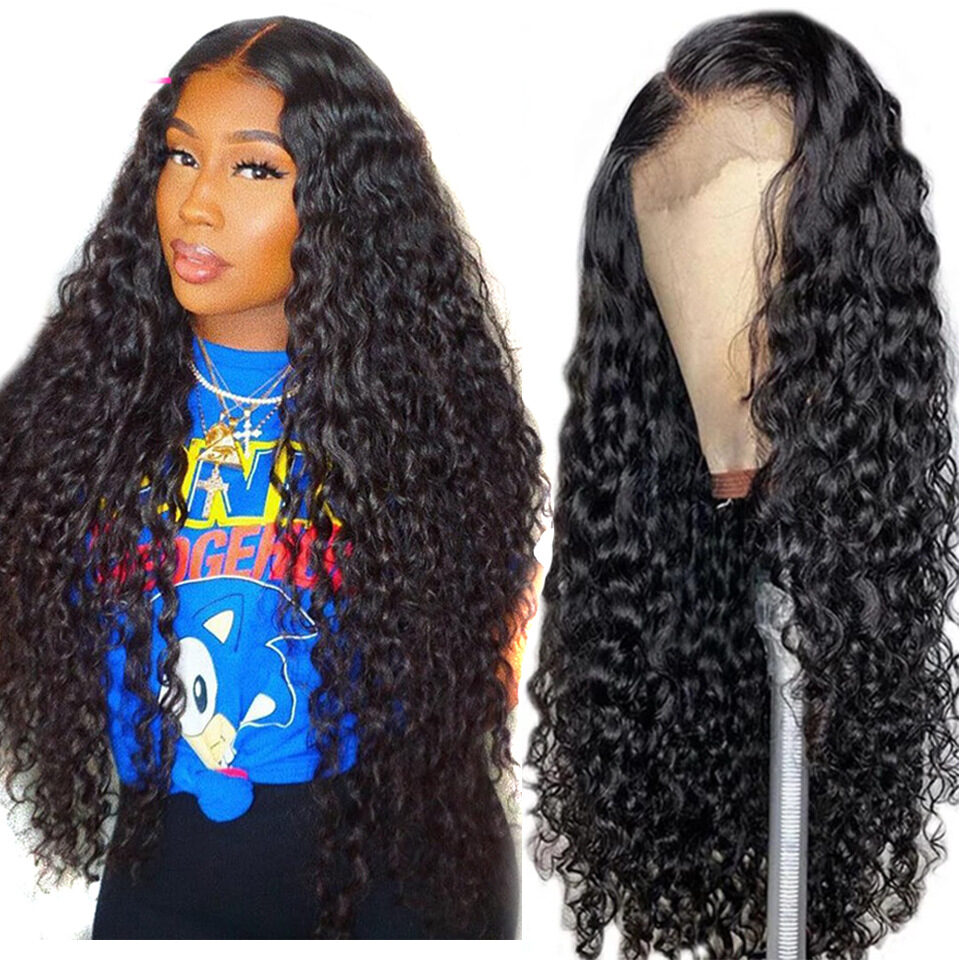 Half Lace Real Hair Cover 13 Water Wave