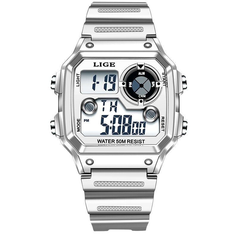 Electronic Watch Unisex Luminous Display Multifunctional