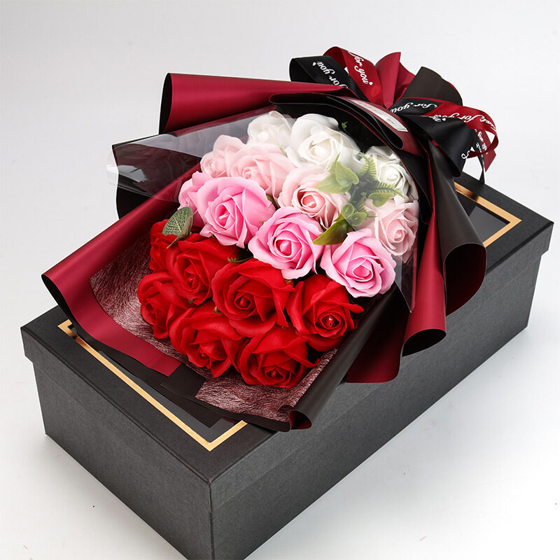 Mother's Day Gift 18 Rose Soap Bouquet Box