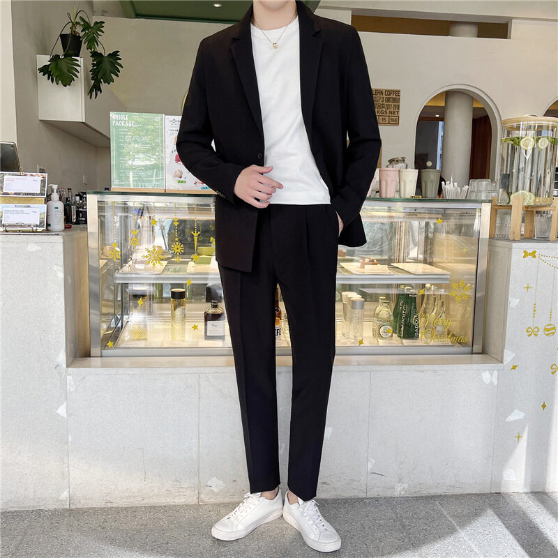 White Rascal Casual Suit Men''S Trend Loose Light
