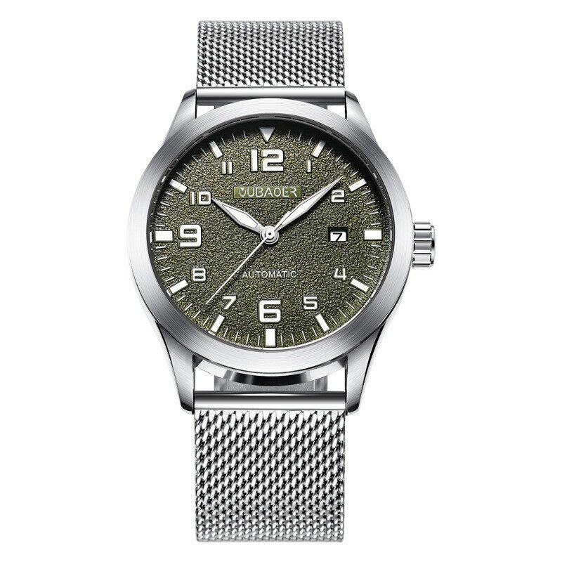 Oubaoer Mens Watches Automatic Mechanical Watch Men Stainless