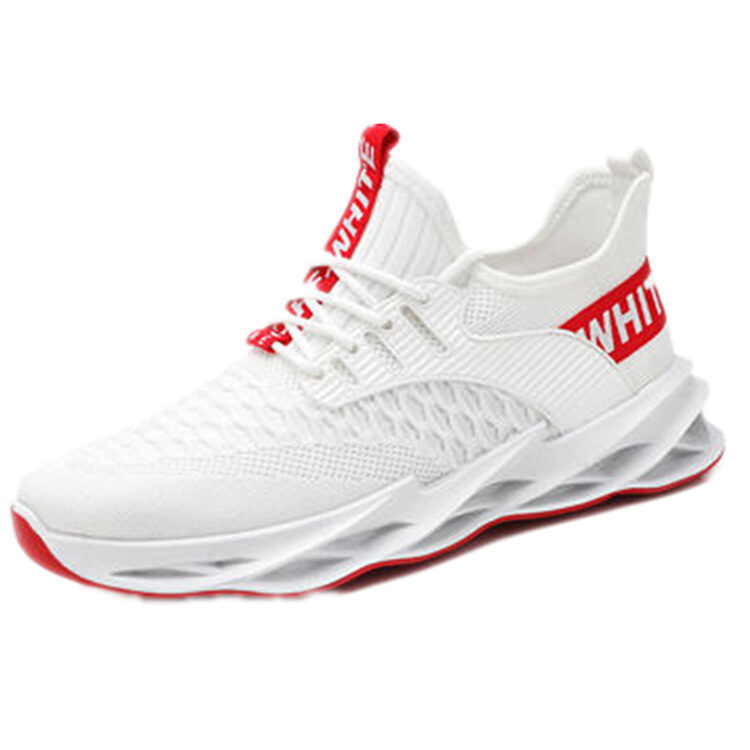 Flying Woven Men's Shoes Casual Fashion Running Sports