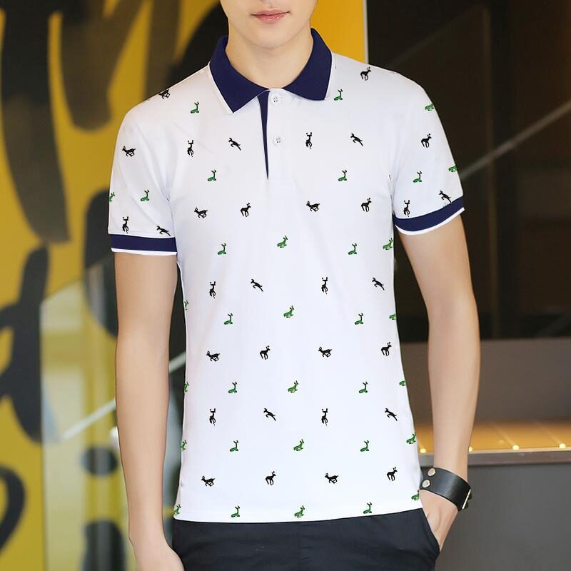 Short Sleeve T-shirt Men''s One Summer Thin Polo