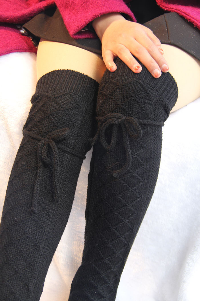 Autumn and winter stockings over the knee high