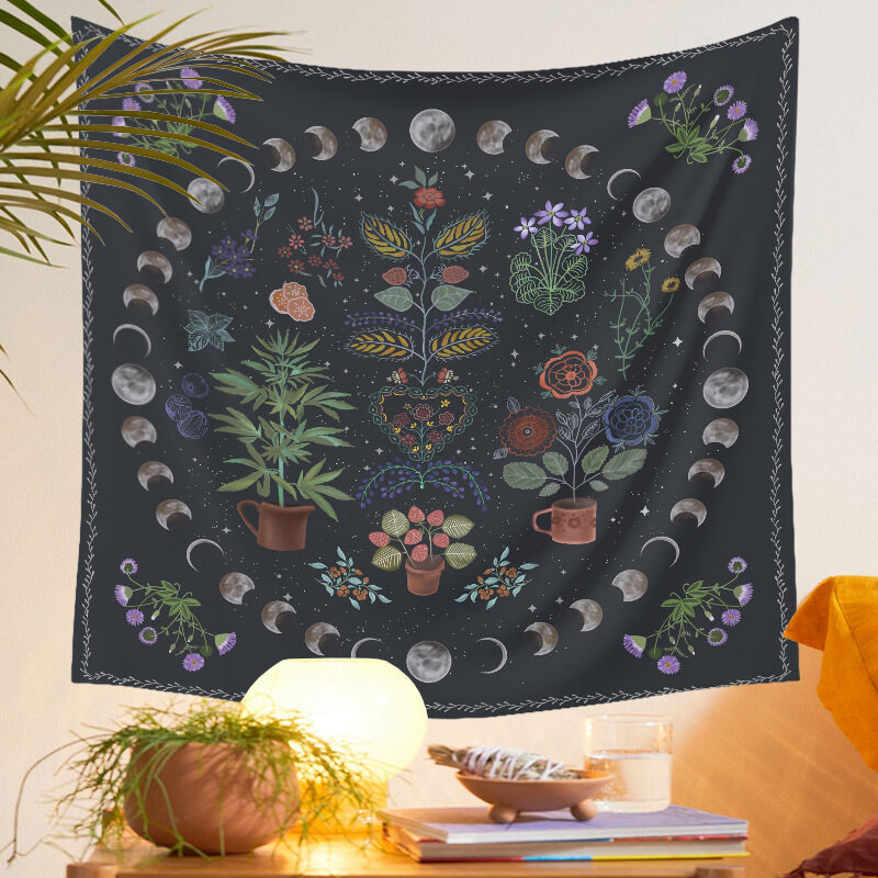 Moon Phase Tapestry Tarot Ins