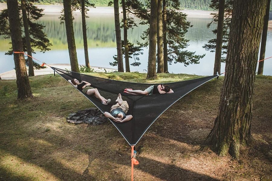 Multi-Person Hammock Three Point Design Portable Multi-functional Triangle