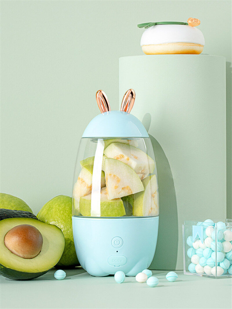 Cute Portable Blender Electric Juicer Home Office Student