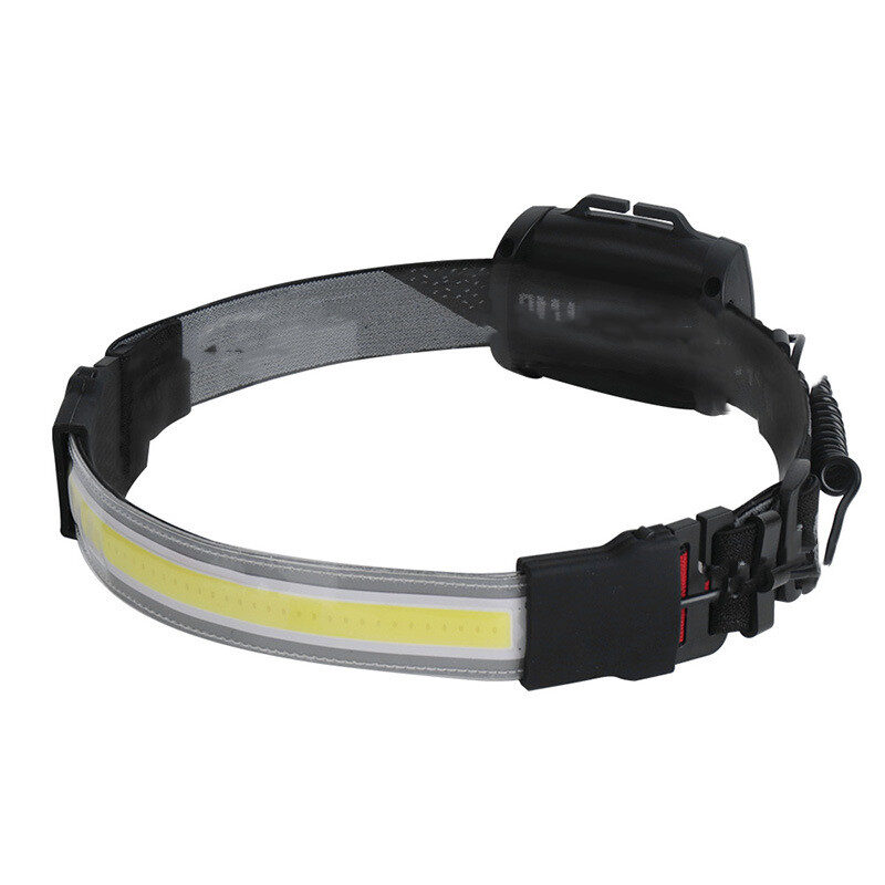Cob LED Headlamp Built-in Battery Rechargeable Head Waterproof