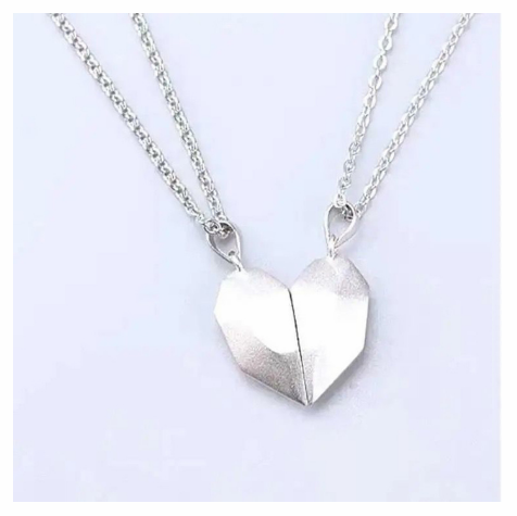 Attractive Wishing Stone Couple Pendant Necklace Ancient Love