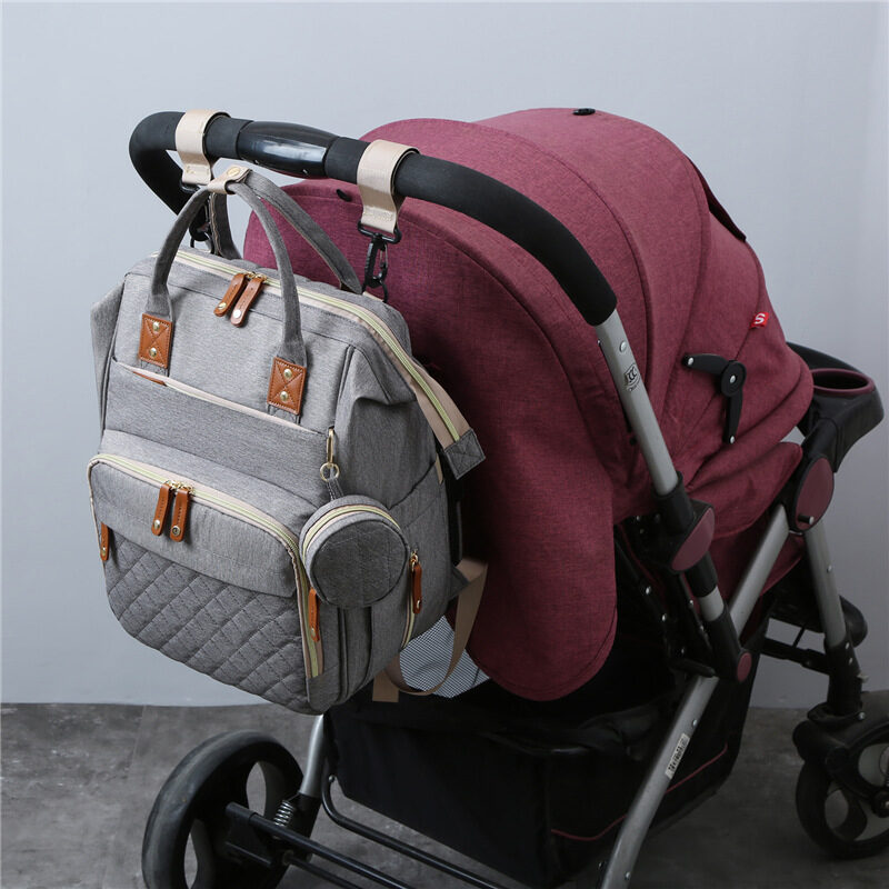 New Mommy Backpack Can Hang Baby Stroller Bag