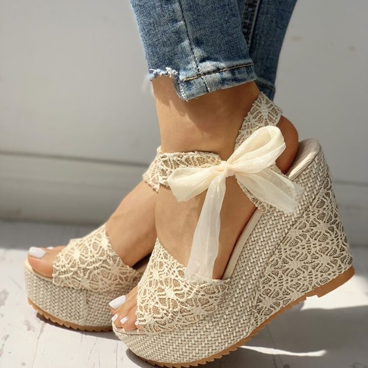 Women Summer Shoes Wedges Sandals Party Platform High