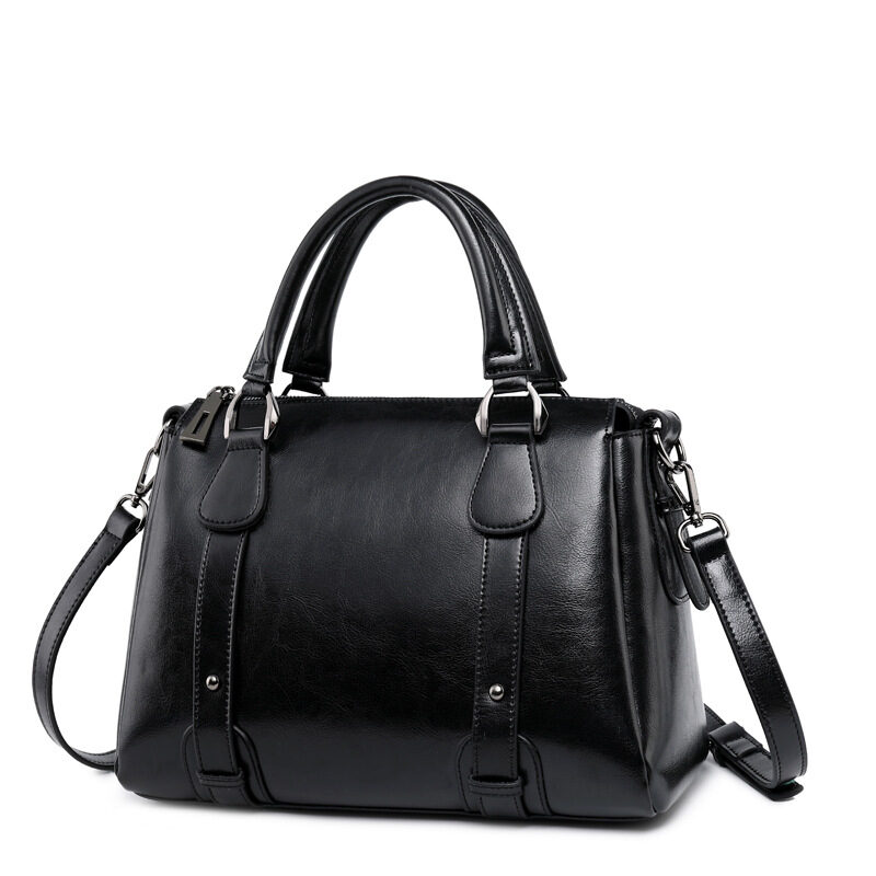 New Fashion Leather Handbags Cowhide Ladies Shoulder