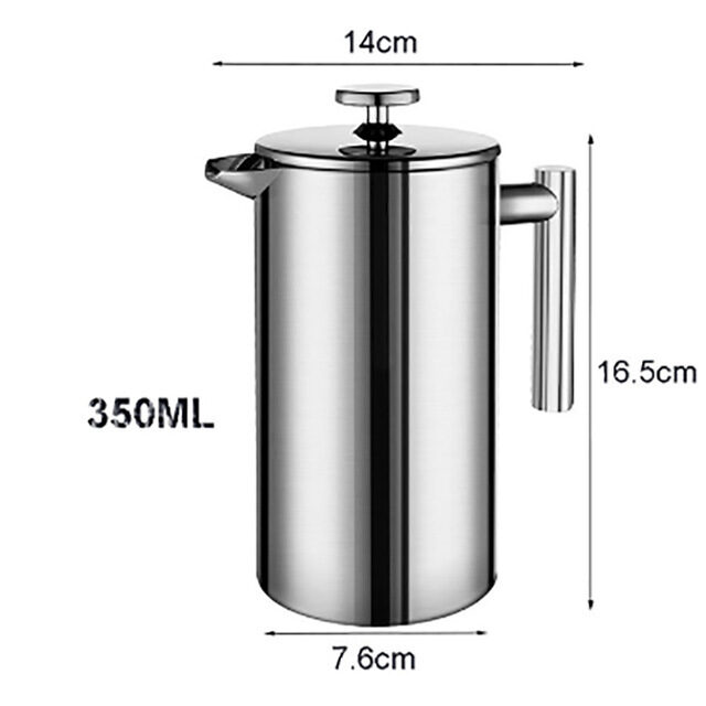 French Press Coffee Maker Stainless Steel Percolator