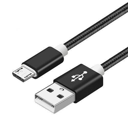 Data Cable Nylon Braided V8 Charging