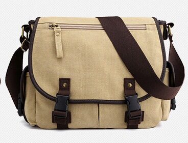 Men's Canvas Shoulder Bags Casual Messenger Multifunctional
