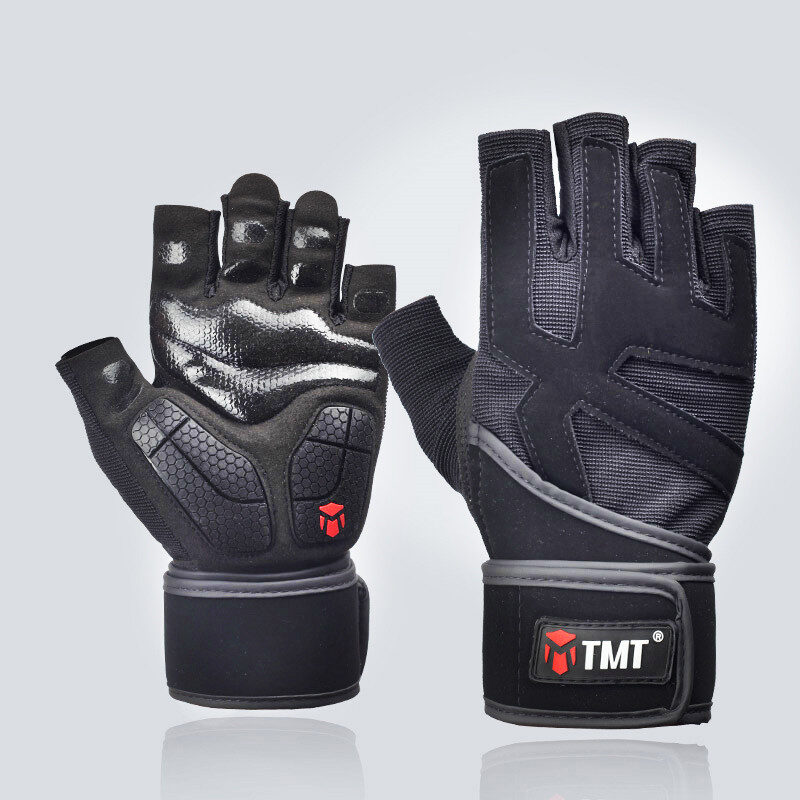 Gloves With Wrist Wrap Fitness Workout Men