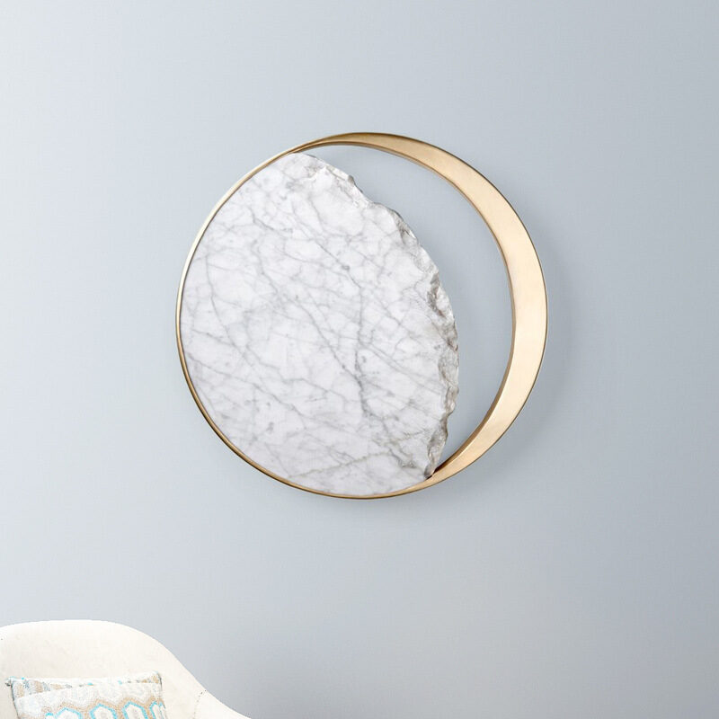 Marble Bedside LED Wall Lamp Creative Art Design