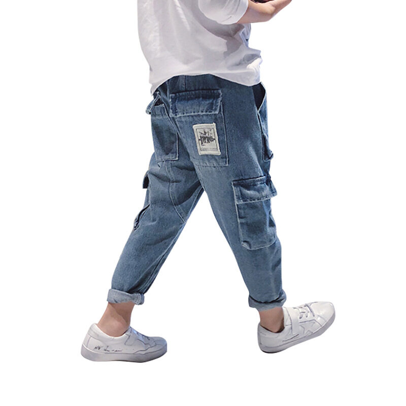 Big Kids Loose Harem Trousers Plus Fleece Padded