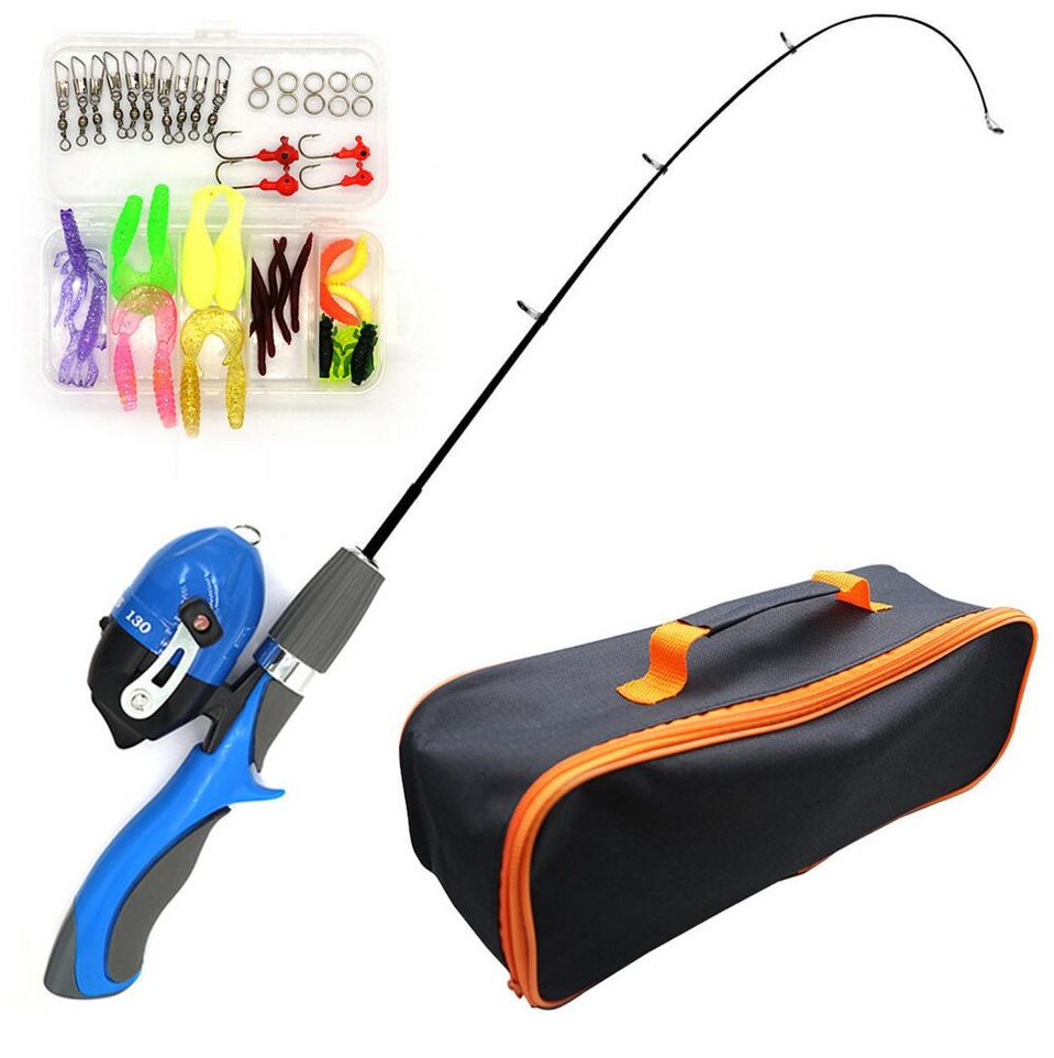 Set Gun Handle Telescopic Lure Rod Fishing Gear
