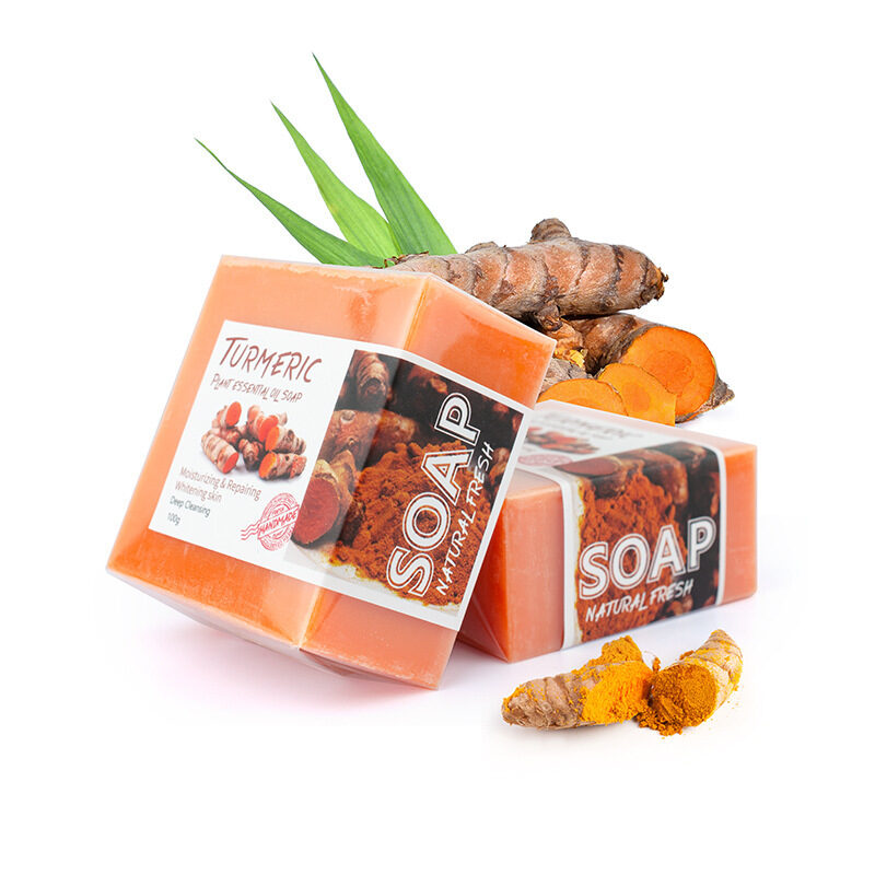 100g Turmeric Essential Oil Handmade Soap Cleansing Body