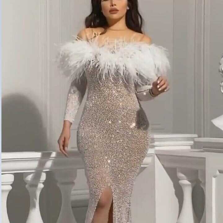 Sexy Sequin Party Dress For Ladies Evening Fashion