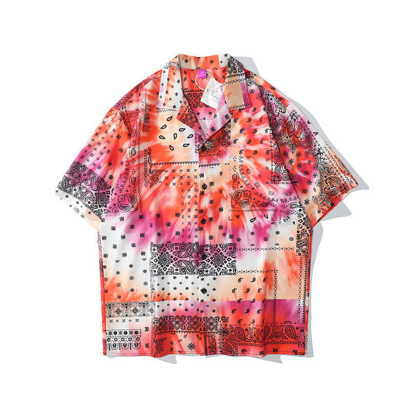 Retro Hawaiian Shirts Men And Women Couples Street