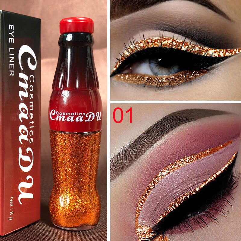 Color Eyeliner Glitter Pencil Women Party Smoky Sexy
