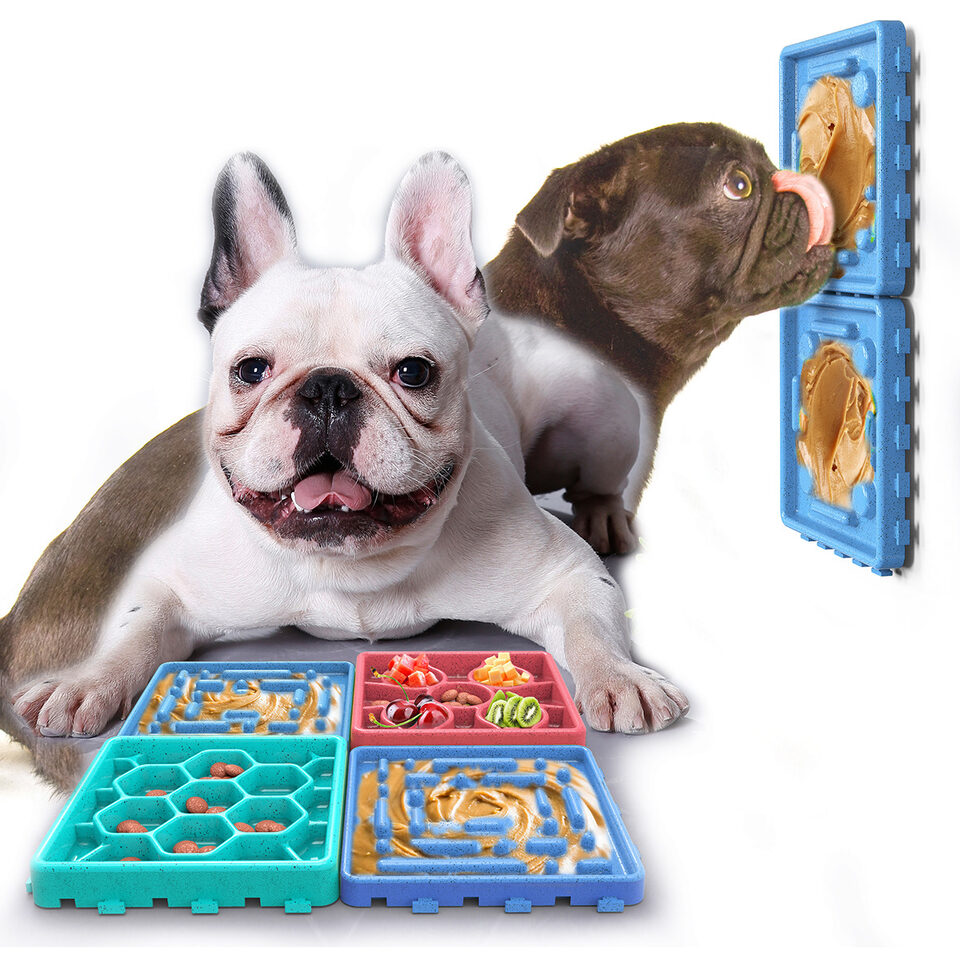 Dog Licking Mat Slow Feeder Peanut Lick Pad