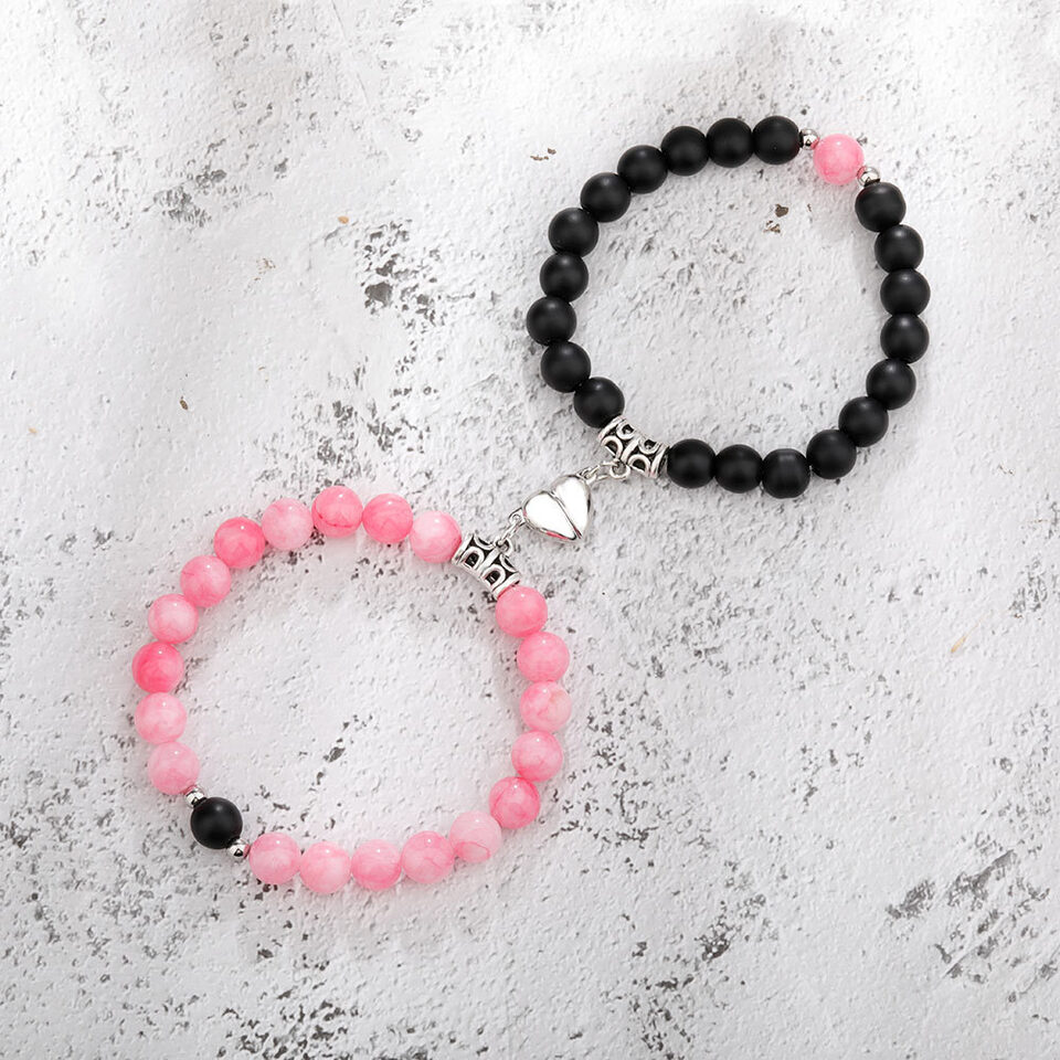 One Pair Magnetic Couple Bracelet For Women Lover