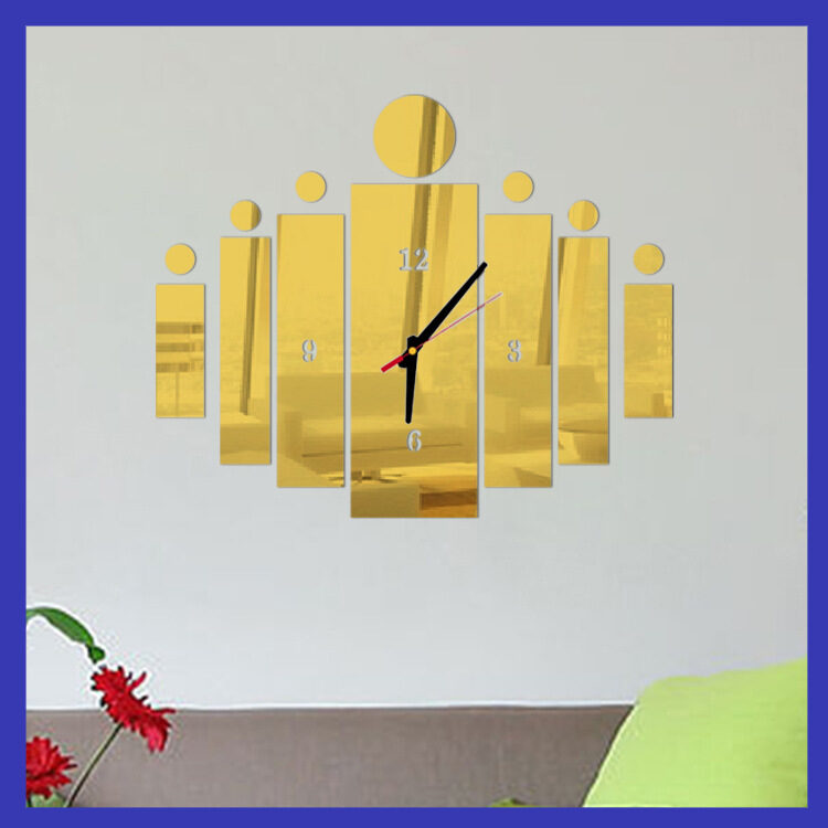 Mirror Wall Clock Acrylic