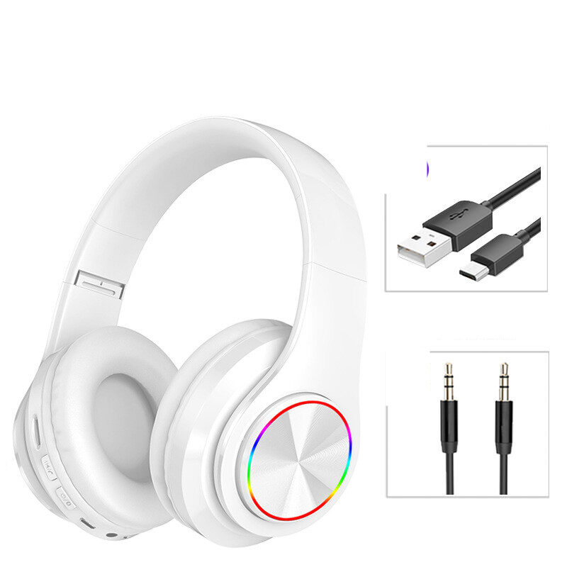 LED Wireless Bluetooth Headphones Gaming Headsets Sport Earphone