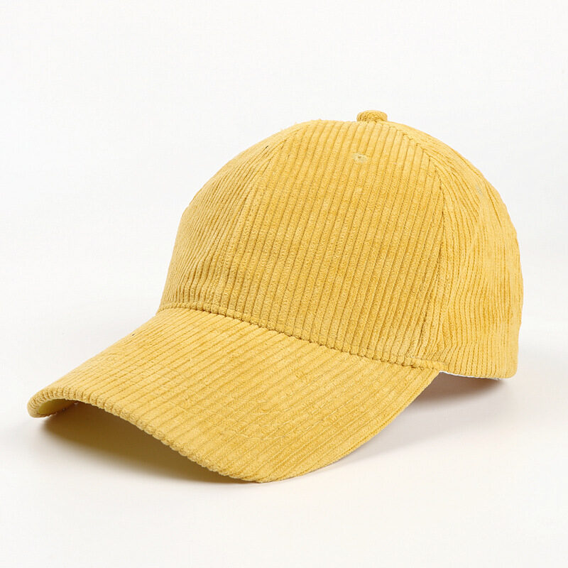 All-Match Pure Corduroy Baseball Caps For Men