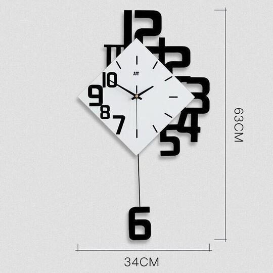 Personalized Digital Clock Fashion Wall Wooden Creative Decorative