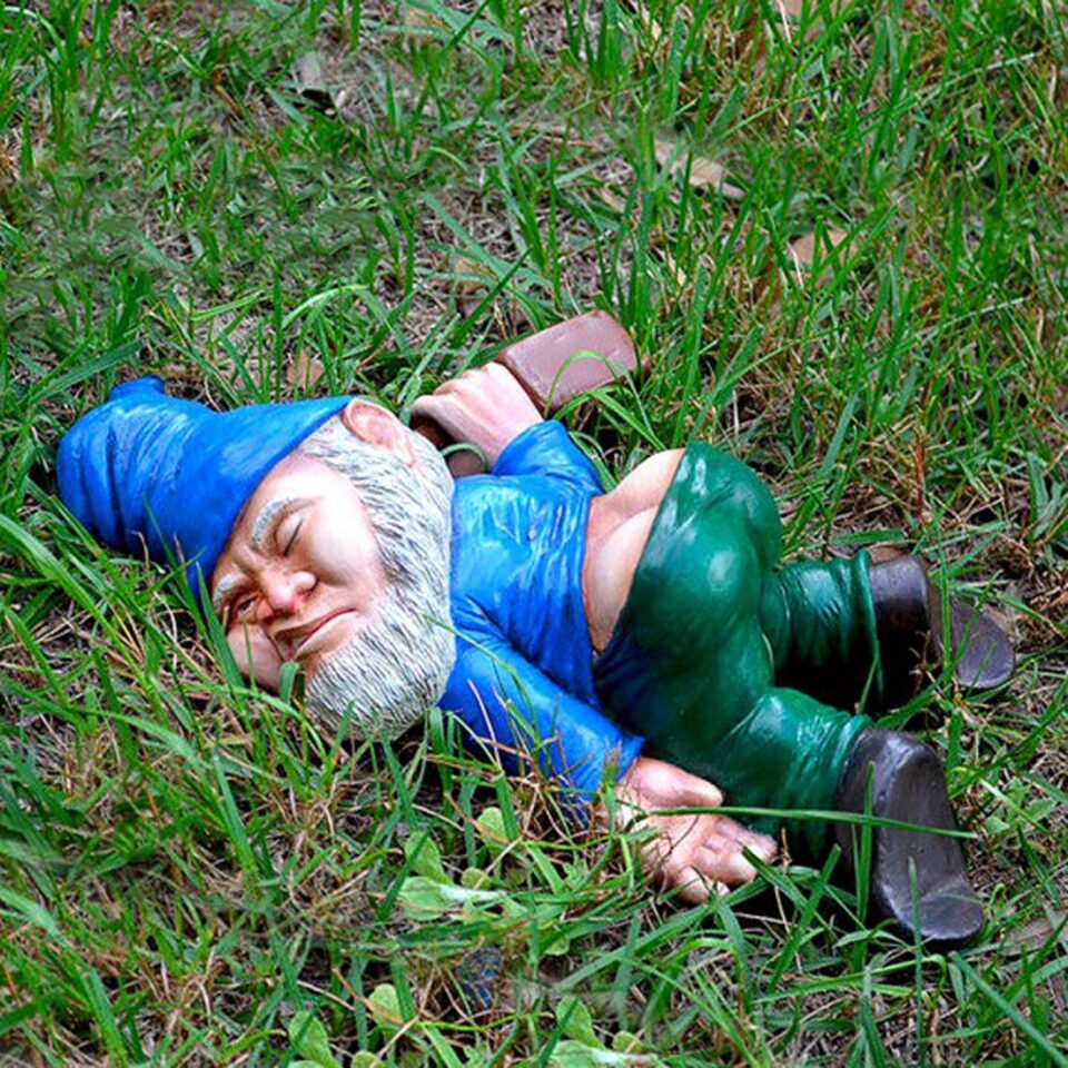 Funny Drunk Garden Creative Decoration