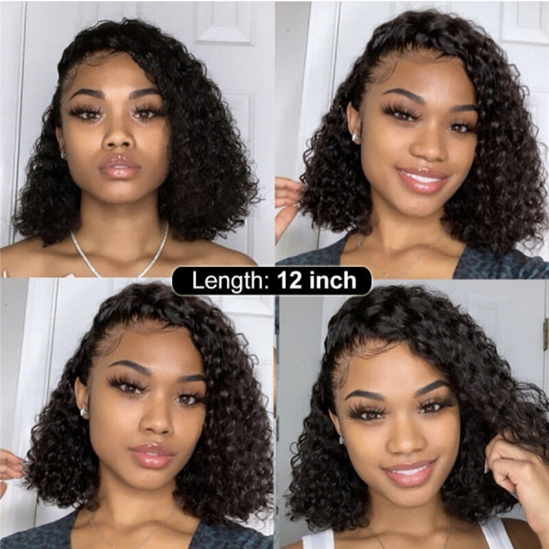 Synthetic Lace Front Wig Africa Small Curly Women's