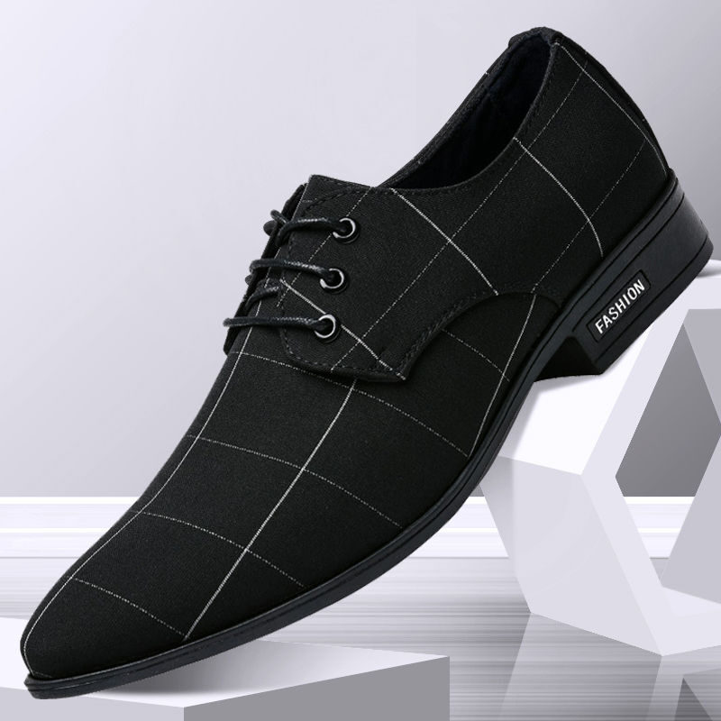 Mens Shoes Men Dress Leather Breathable Leisure Business