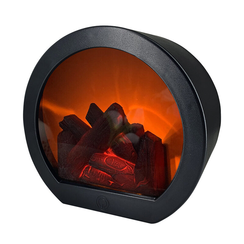 Simulation Fireplace Firewood Lanterns Lamp Desktop Ornaments Dynamic