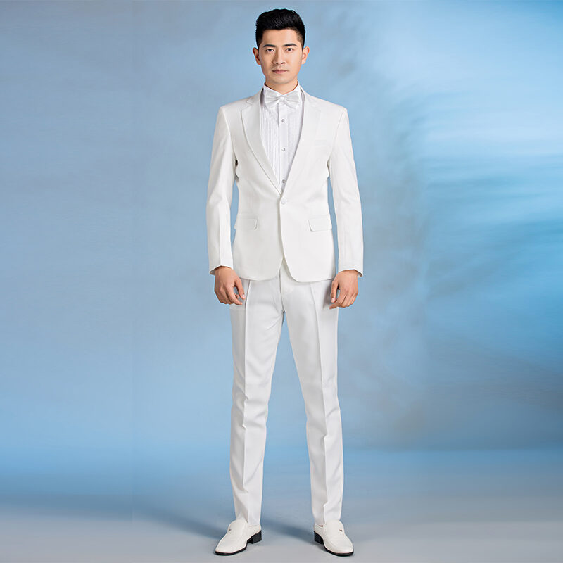 Suit Men Groom Wedding Best Man Dress Slim