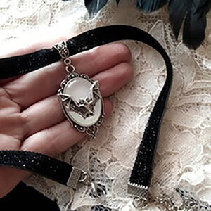 Bat Necklace Fashionable Personality Women's Flannel