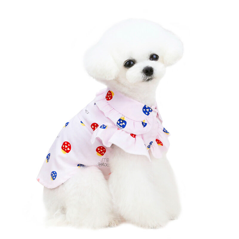 Pet Clothes Puppy Thin Teddy Dog Cat Spring