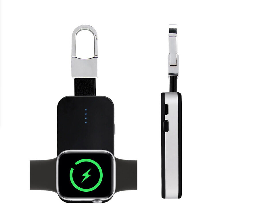 Power Bank Keychain Mobile Mini Watch Wireless Charger