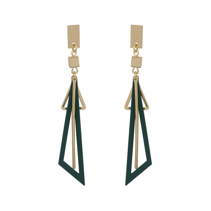 Series Metal Leaf Earrings Jewelry