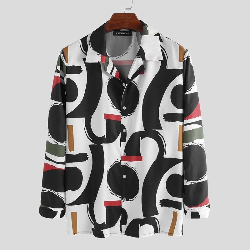 Hawaiian Men For Plus Size Blouse Shirt Shirts