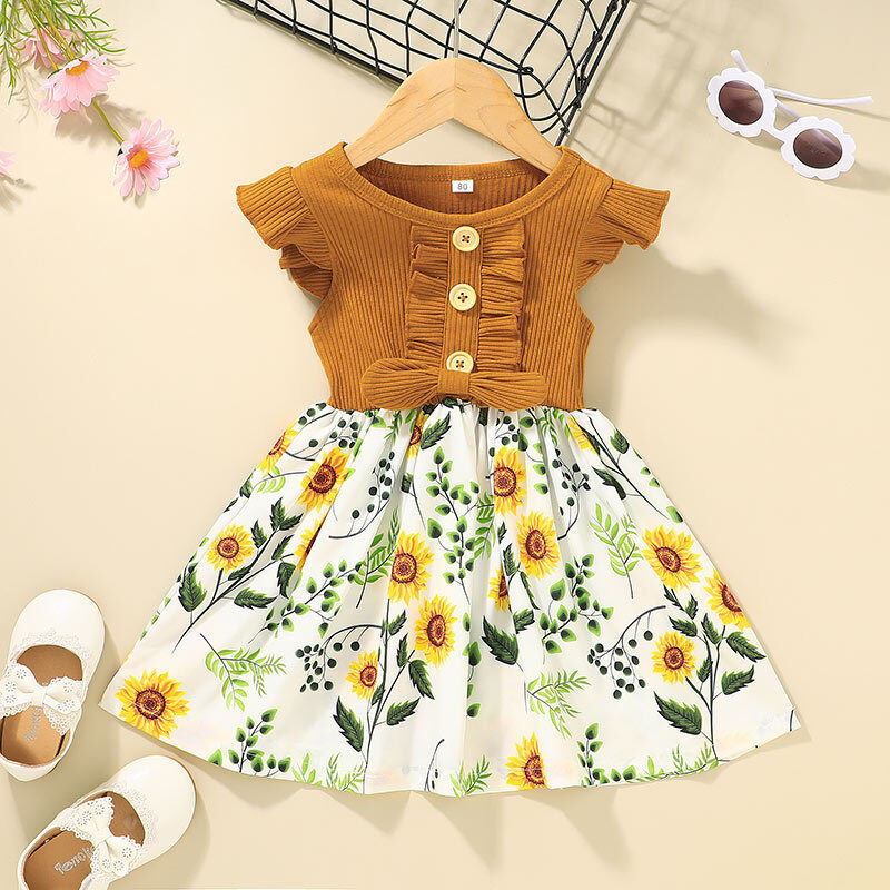 Toddler Kids Baby Girls Clothes Summer Dress