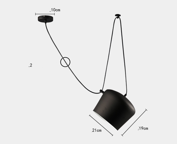 Chandelier Modern Restaurant Window LED Lamp Snare