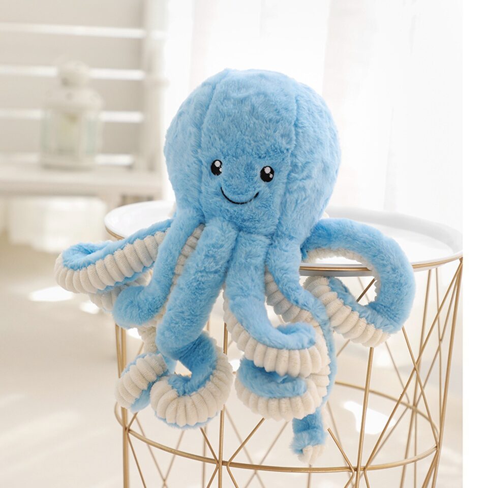 Lovely Simulation Octopus Pendant Plush Stuffed Toy Soft
